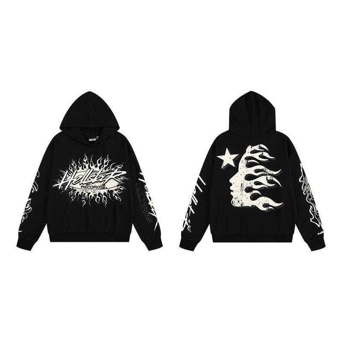 Чоловіче худі HELLSTAR кофта з капюшоном хелстар худи чорне