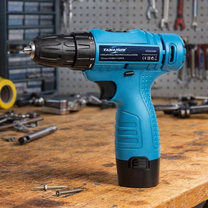 Wkrętarka Akumulatorowa 21V LED + 2 Akumulatory 2.2Ah Walizka Zestaw