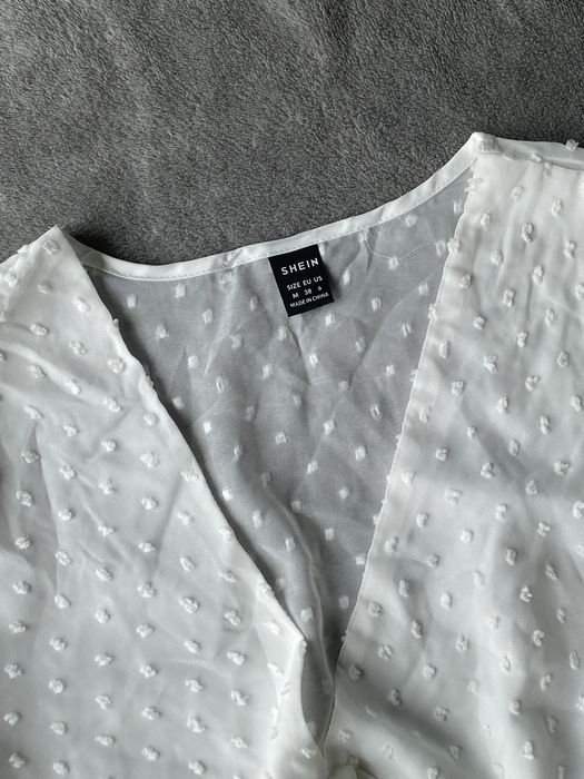 Sukienka boho biała