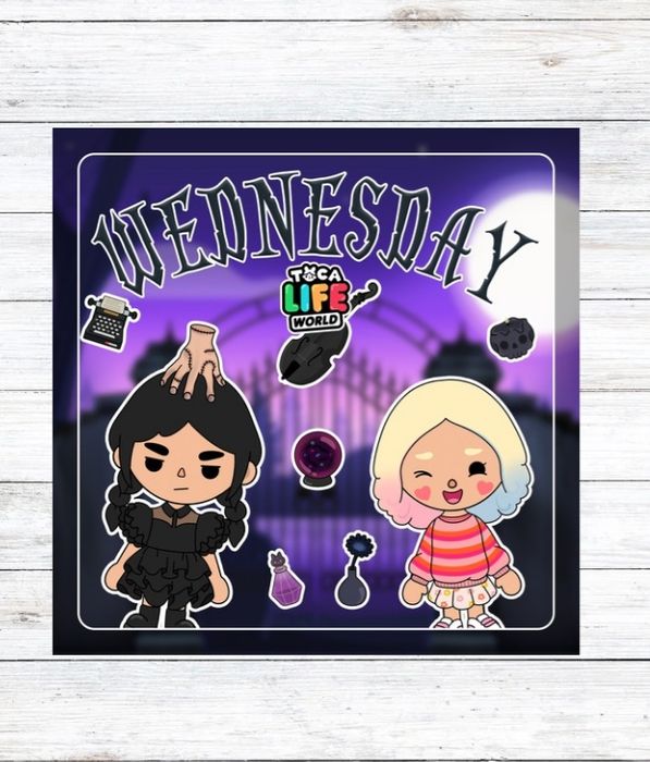 Gra na rzepy Toca boca life Wednesday 2.0 Classic