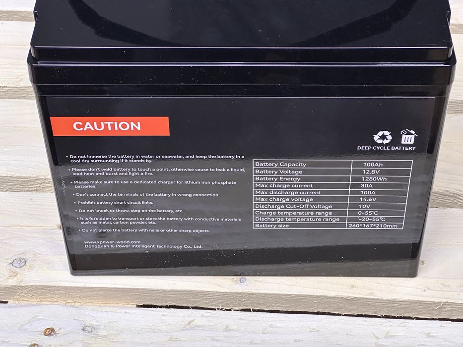 Акумулятор залізофосфатний FePo4 Avolan 100ah 12.8v новий