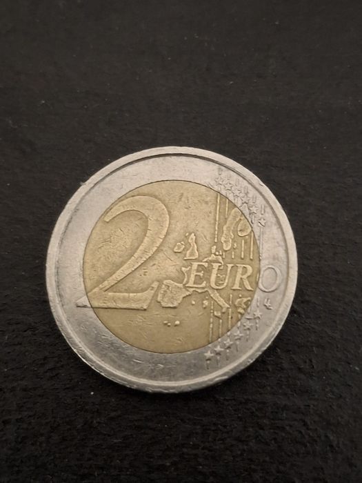 Moeda 2€ Itáliana 2002 Dante alighieri Rara