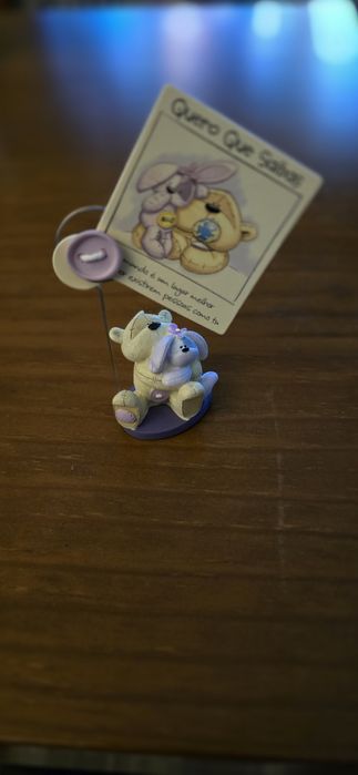 Bonecos porta retrato Fizzy Moon de resina