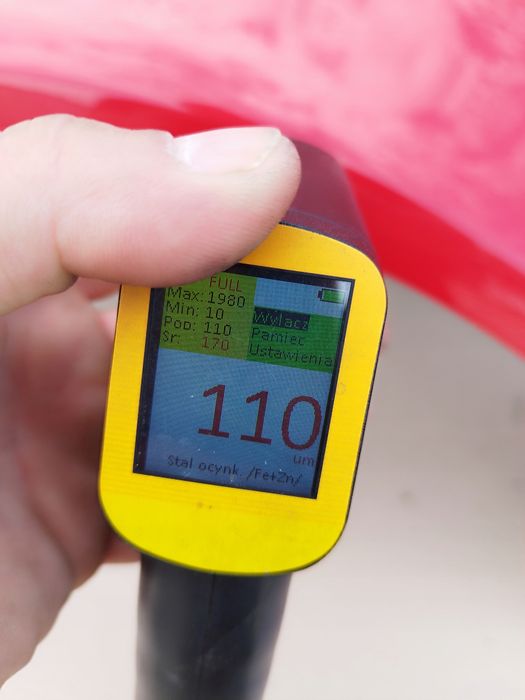 blotnik prawy przod audi a4 b7 cabriolet lata 2004-2008 czerwony