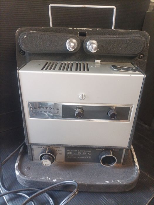 Projetor Keystone K-550 Super-8 Slow Motion
