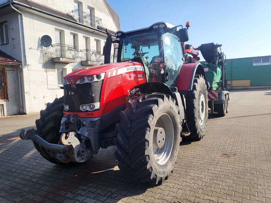 Rębak Jenz 582 z Massey Ferguson 8680 komplet