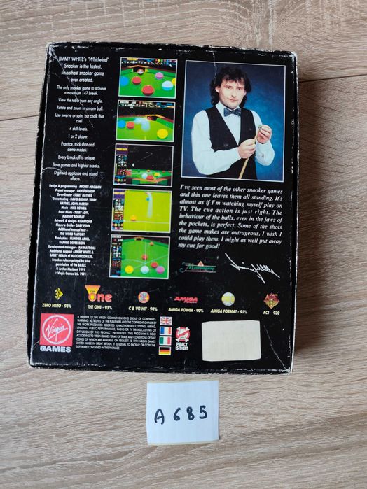 Jimmy White's 'Whirlwind' Snooker Atari ST