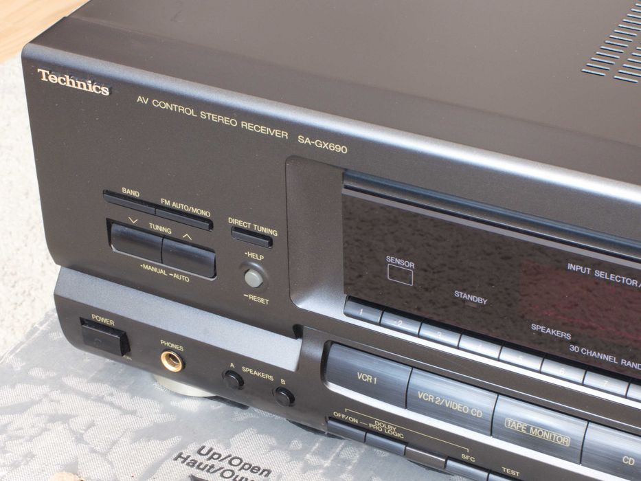 Technics Amplituner wzmacniacz SA-GX690 JAK NOWY pierwszy właściciel PILOT!