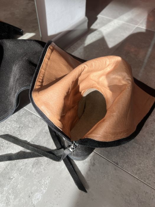 Kozaki zamsz skóra r. 38 miummash