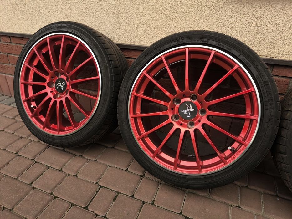 →Felgi+opony Keskin KT15 18x8 ET45 5x112 motec vossen Japan racing mam