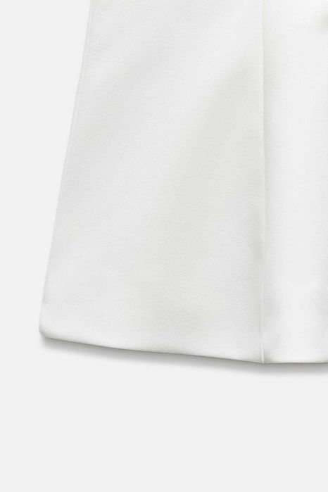 ZARA Luksusowy TOP Bluzka z baskinką M