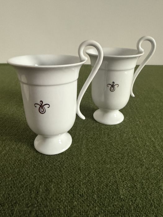 Porcelanowe kubki na kakao czekoladę