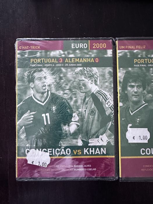 DVDs Euro 2000 triologia jogos de grupo