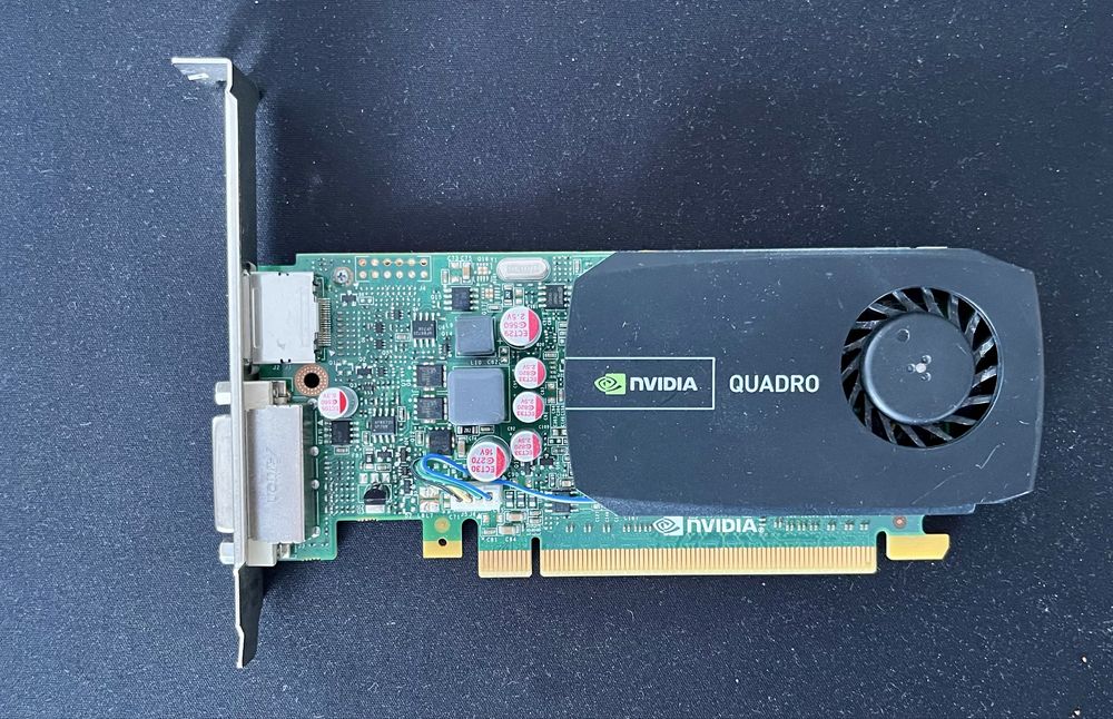 Karta graficzna NVIDIA Quadro 600 1GB PNY (DisplayPort + DVI) / do biura, PC