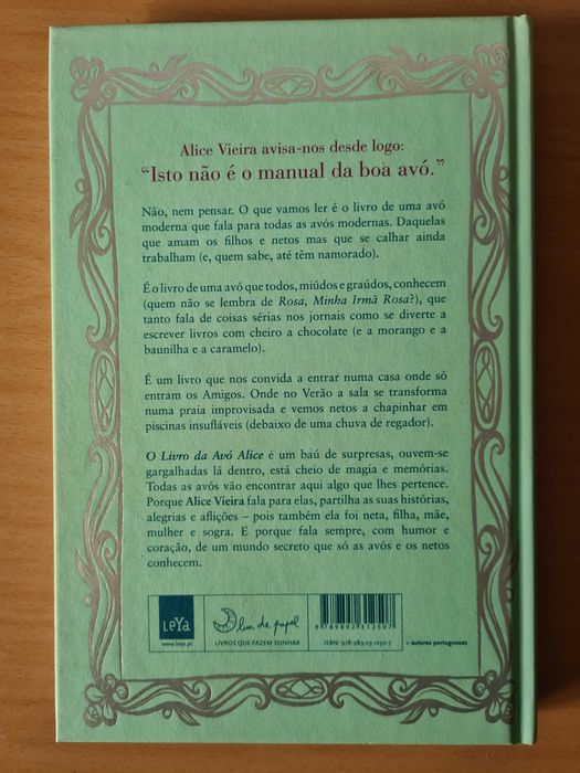 "O Livro da Avó Alice" de Alice Vieira