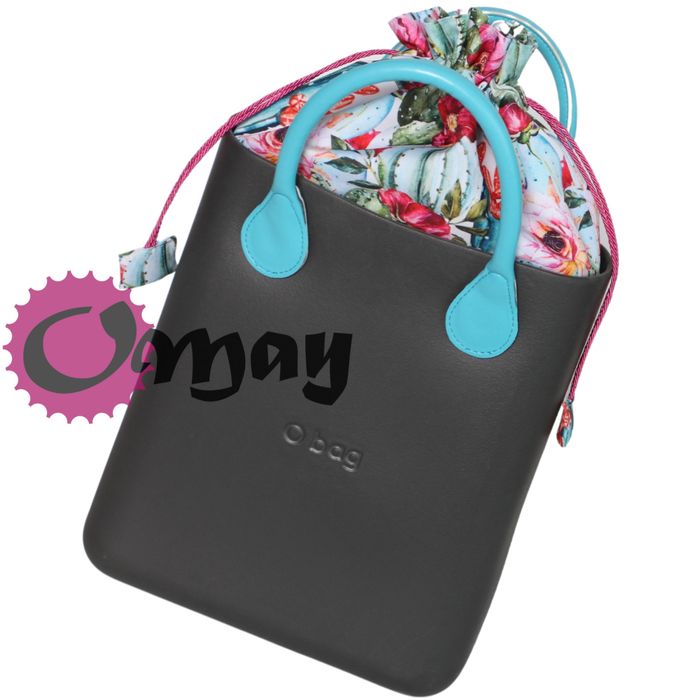 Turkusowy organizer do OBAG OCHIC Worek kaktusy komin Cukierek OMAY