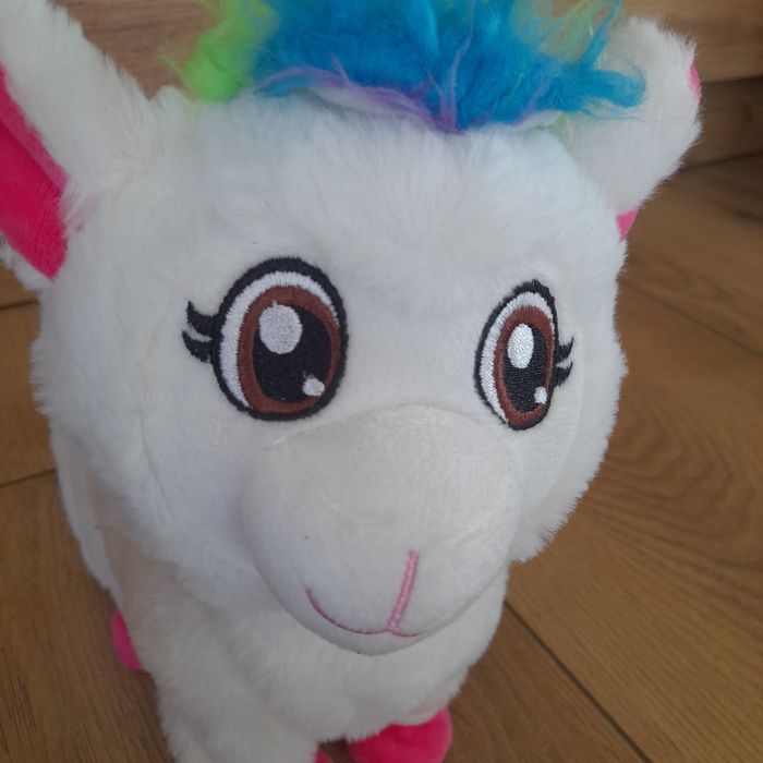 2x tańcząca lama: fioletowa, biała