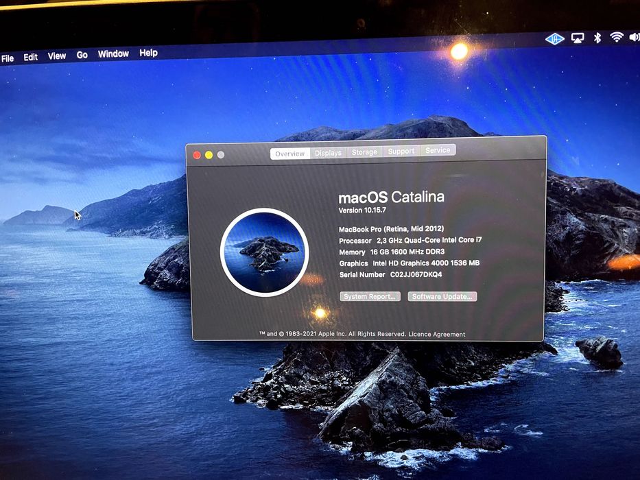 MacBook Pro de 2012 com 15,4 polegadas
