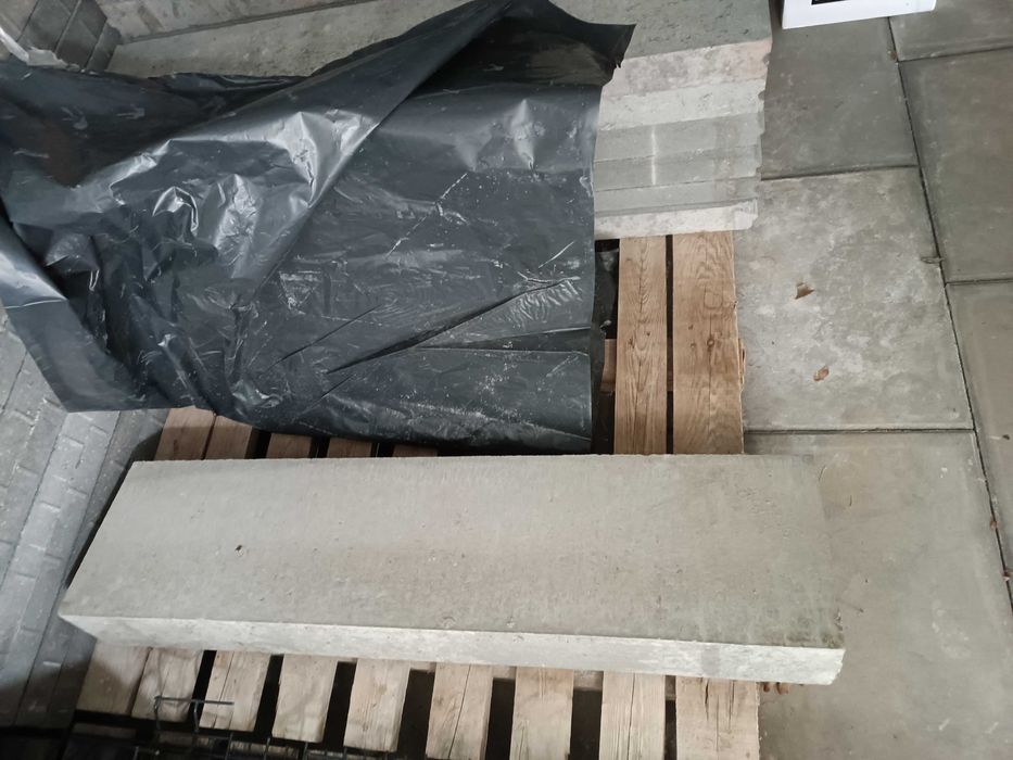 Krawężnik 12x25x100 szary - POLBRUK 1xsztuka i Obrzeże 6x20x100 szare - Polbruk 15 x sztuk