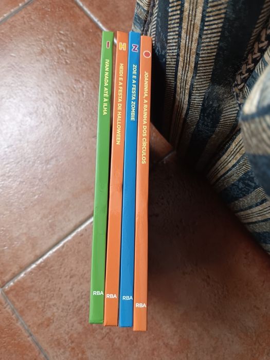 Coleção livros letras, números e animais, RBA