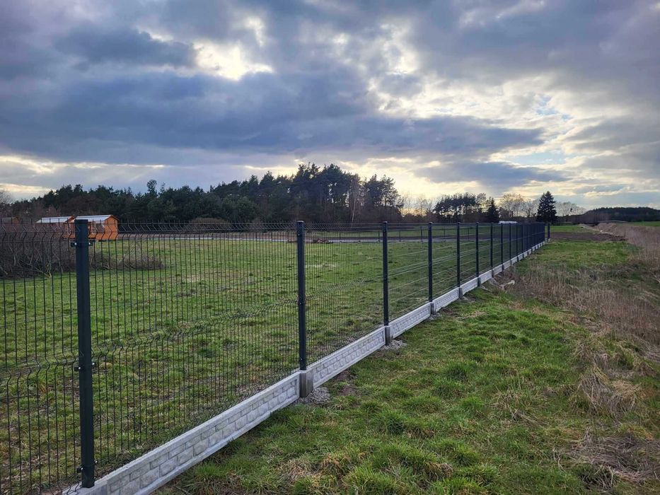 Kompletne ogrodzenie z panelu 3D