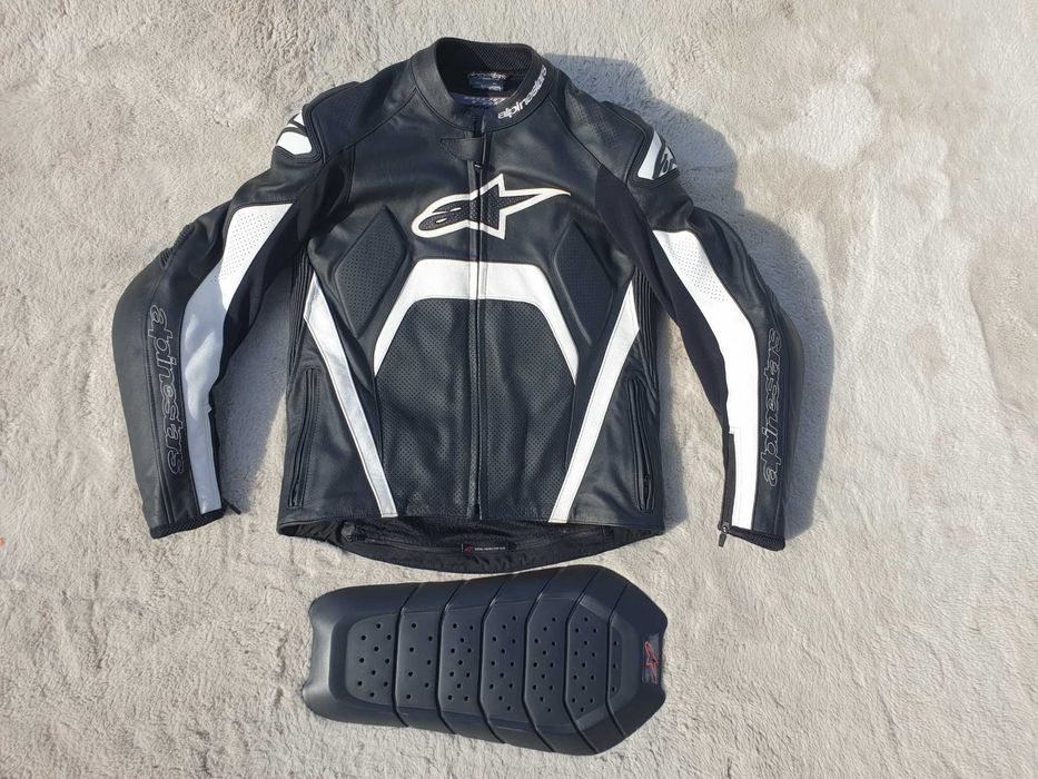 Alpinestars Tech1R 52 eur L kurtka motocyklowa + zółw Ł
