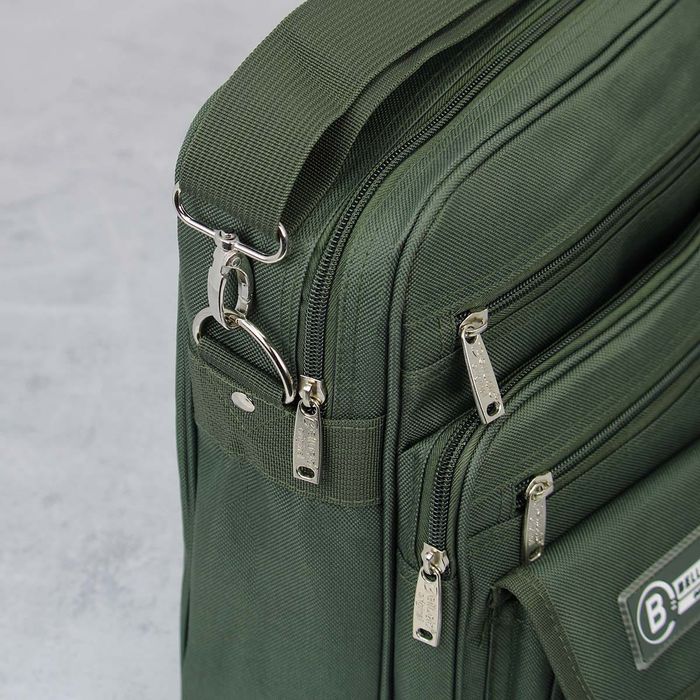 torba męska do pracy a4 bellugio - ciemnozielona