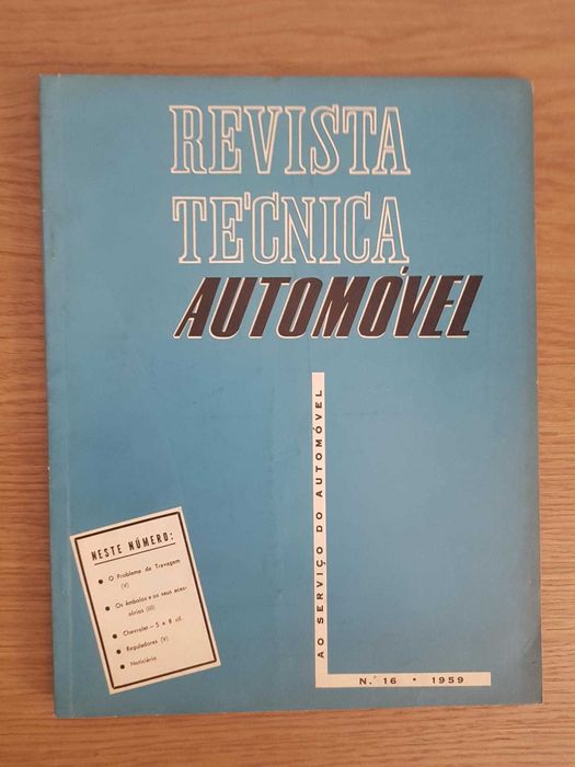 Revista Técnica Automóvel Nº16 (Ano:1959)