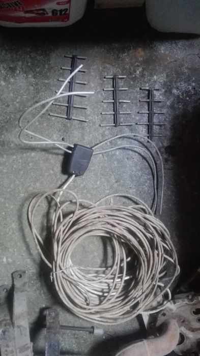 Антенна Алюминиевая  с кабелем