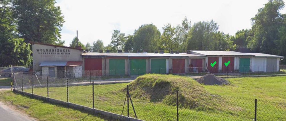 Garaż murowany dwustanowiskowy