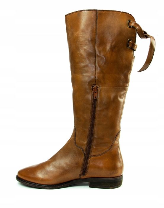Buty SPM Kozaki skóra lekko ocieplane r.38