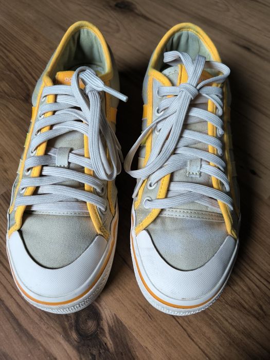 Adidas Nizza Platform Parley EU 42 żółte trampki