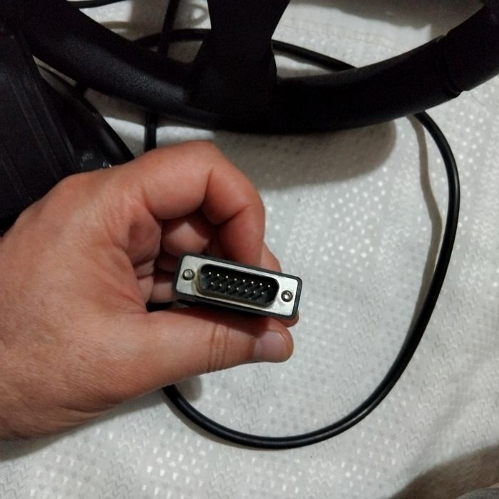 Old PC video game steering wheel ThrustMaster Formula Sprint64564064514177124