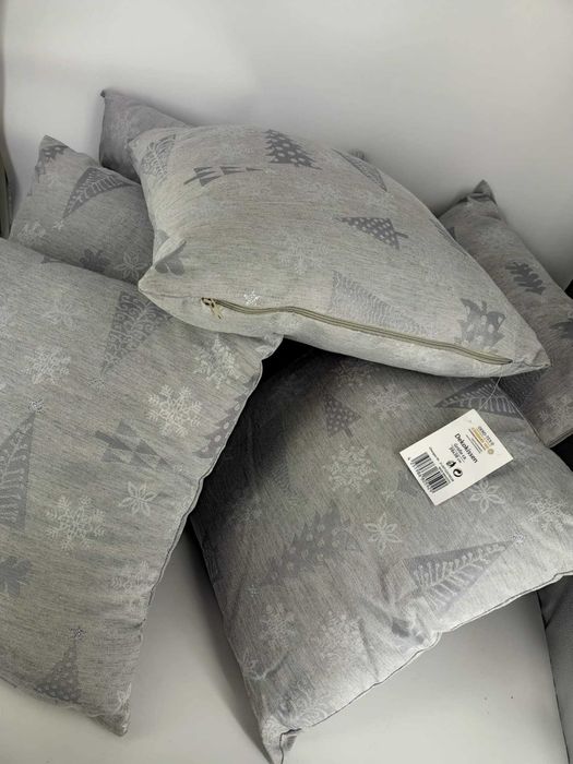 6x poduszka dekoracyjna świąteczna + poszewka na zamek święta GRATIS