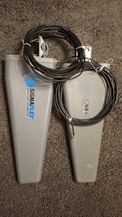 2 x antena Signaflex Tajfun II 23dBi Antena GSM/3G/4G LTE/5G Signaflex Dual T2 2x23 dBi