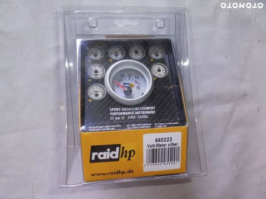 Wskaźnik VOLT RAIDHP RAID HP NOWY 52MM
