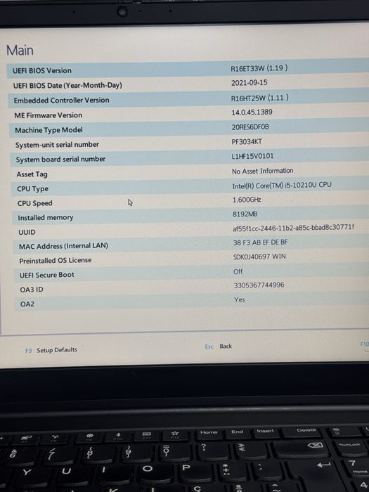 Lenovo ThinkPad E15