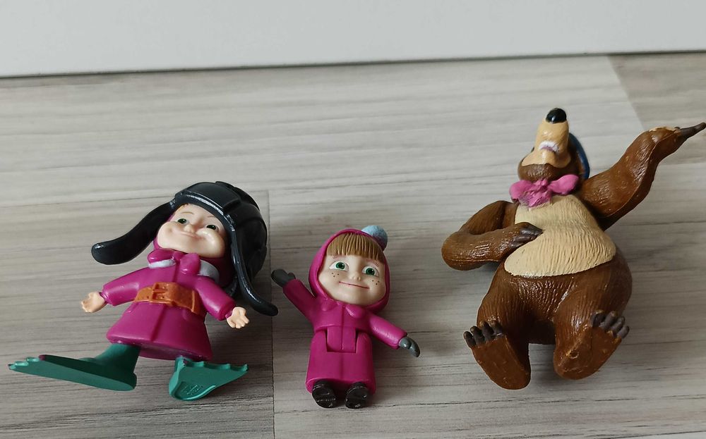 Simba Comansi Masza i Niedźwiedź figurka 3szt. Zestaw