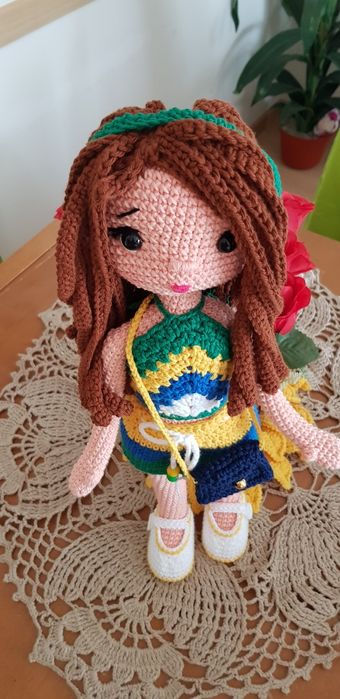 Boneca Amigurumi Mundial 2026
