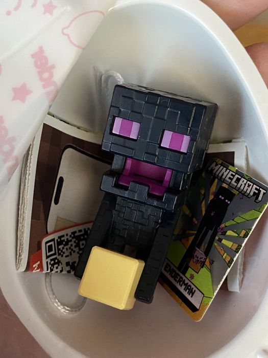 Колекційна фігурка Kinder Joy Minecraft Майнкрафт - Ендермен