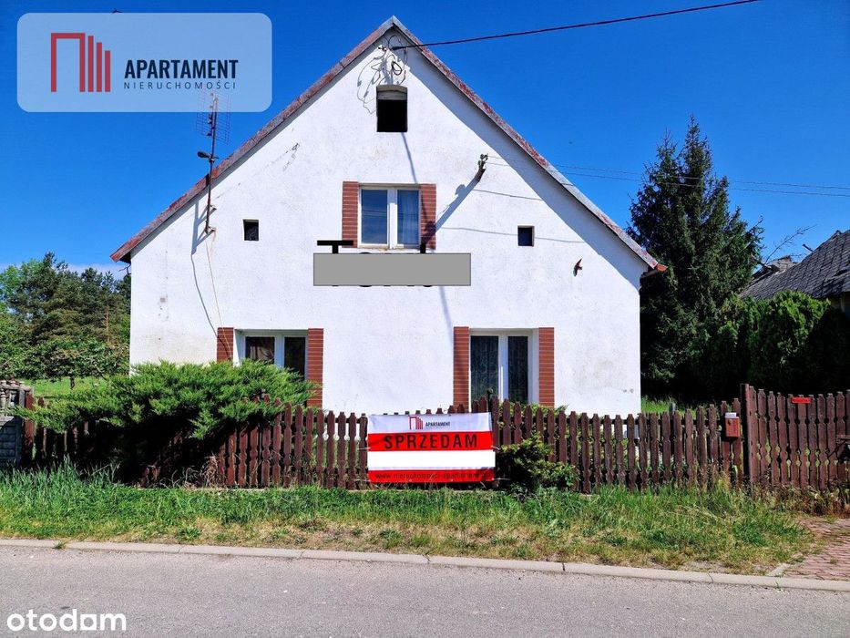 Dom na działce 3500m2 ze stodołą i budynkiem gosp.