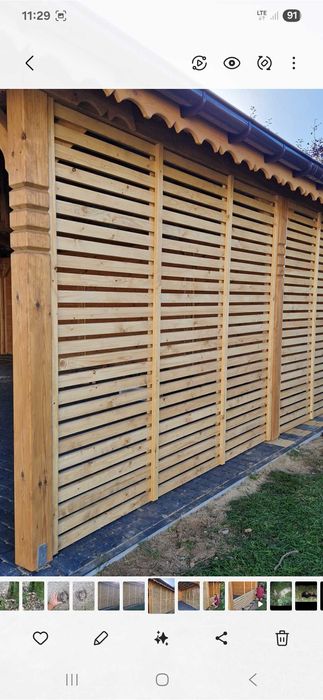 Altany, wiaty, tarasy z drewna