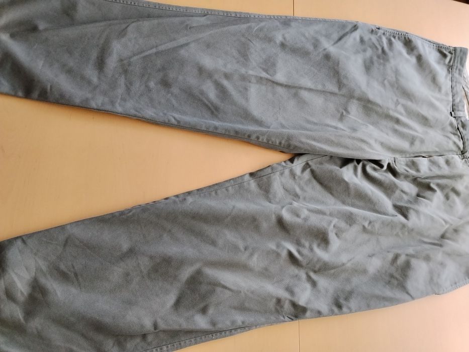 Spodnie męskie letnie pas 110cm bawełna