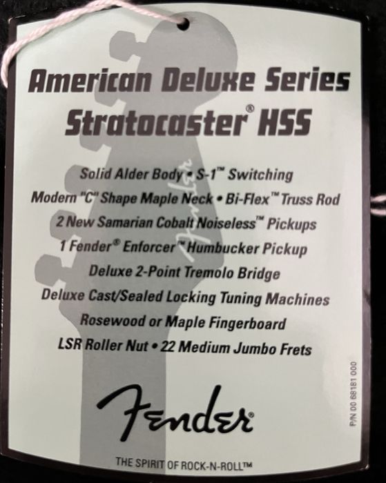 Fender American Deluxe Stratocaster