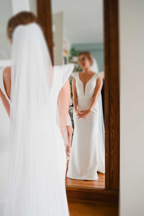 Sprzedam Elegancką Suknię Ślubną firmy KATY CORSO model LOREN