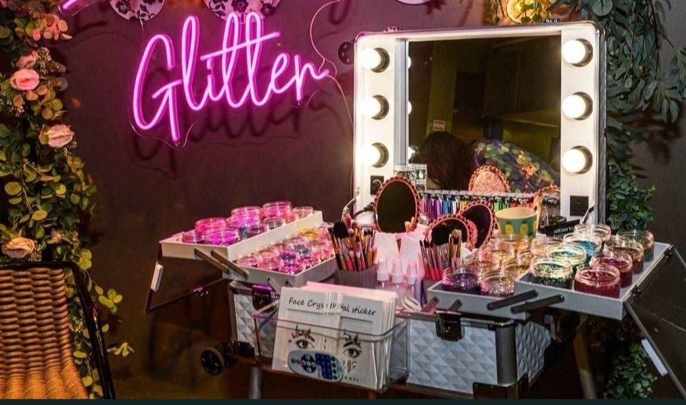 Bar de glitter para festas