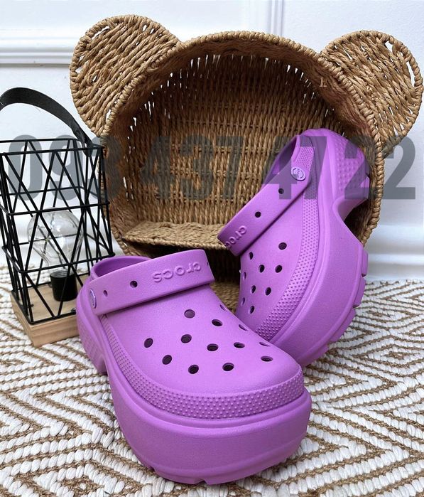 Stomp Clog на Платформі Жіночі Крокси Сабо Усі розміри Crocs Crocs
