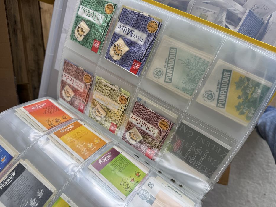 Coleção Pacotes de chá