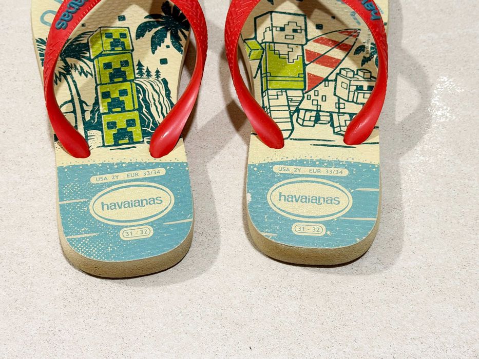 Havaianas criança Minecraft - tamanho 31–32