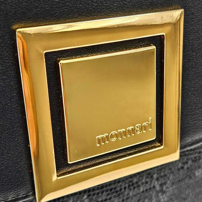 MONNARI Torebka Damska Listonoszka Na Ramię Torebko-Portfel Beżowa